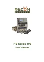 Preview for 1 page of Recon Outdoors HS100 Series User Manual