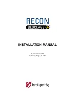 Предварительный просмотр 1 страницы Recon BLOCKAGE+ Installation Manual