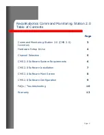 Preview for 3 page of ReconRobotics Command Monitoring Station 2.0 User Manual