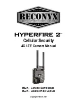 Preview for 1 page of Reconyx HYPERFIRE 2 HL2X Manual