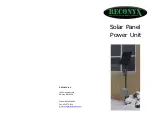 Reconyx Solar Panel Power Unit Quick Start Manual preview
