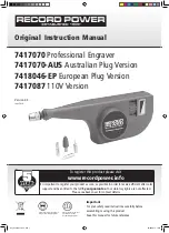 Preview for 1 page of Record Power 7417070 Instruction Manual