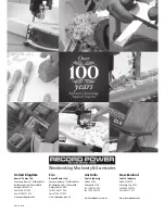 Предварительный просмотр 36 страницы Record Power BS400 Premium Original Instruction Manual