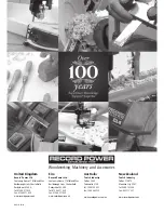 Preview for 36 page of Record Power DML250 Original Instructions Manual