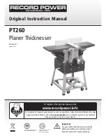 Record Power PT260 Original Instruction Manual preview