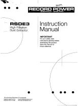 Record Power RSDE3 Instruction Manual preview