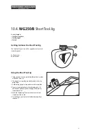 Предварительный просмотр 25 страницы Record Power WG250 Original Instruction Manual