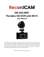 RecordCam DR-520.WiFi User Manual preview