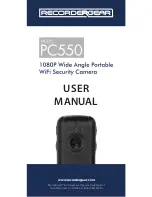 RECORDER GEAR PC550 User Manual preview