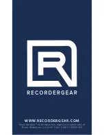 Preview for 36 page of RECORDER GEAR SC600W User Manual