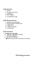 Preview for 4 page of RECORDER GEAR SR100 Operate Instruction