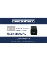 RecorderGear AC15 User Manual preview