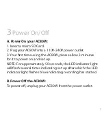 Preview for 7 page of RecorderGear AC80W User Manual