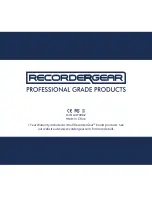 Preview for 32 page of RecorderGear AC80W User Manual