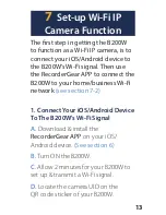 Preview for 13 page of RecorderGear B200W User Manual