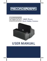 RecorderGear DC200i User Manual preview