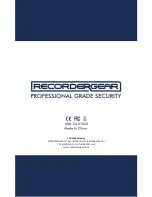 Preview for 16 page of RecorderGear HC100 User Manual