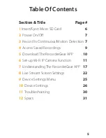 Preview for 5 page of RecorderGear LC500W User Manual