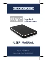 RecorderGear PB500 User Manual preview