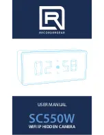 RecorderGear SC550W User Manual preview