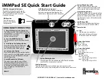 Recordex iMMPad SE Quick Start Manual preview