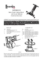 Preview for 1 page of Recordex INFINIX210 Assembly Instructions