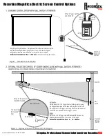 Preview for 1 page of Recordex Magnifica Manual