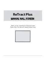 Preview for 1 page of Recordex ReTract Plus Instruction Manual