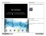 Preview for 3 page of Recordex SimplicityTouch ST-700 Instructions Manual