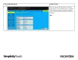 Preview for 8 page of Recordex SimplicityTouch ST-700 Instructions Manual