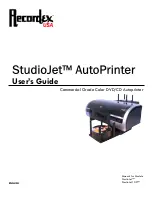 Recordex StudioJet User Manual preview