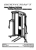 Recreation Supply BODYCRAFT Jones Platinum JB-FBT Owner'S Manual preview