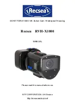 Preview for 1 page of Recsea RVH-X1000 Manual