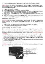 Preview for 8 page of Recsea WHC-G1XMKII Manual