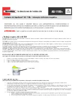 Preview for 4 page of RectorSeal AquaGuard AG-1100+ Installation Instructions Manual