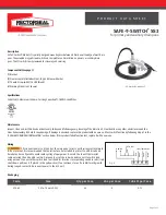 Предварительный просмотр 1 страницы RectorSeal SAFE-T-SWITCH SS3 Product Data Sheet