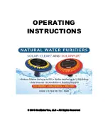 RecWaterTec Solar-Clear Operating Instructions Manual preview