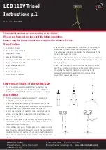 Preview for 1 page of Red Arrow Trading LEDLF0207 Instructions