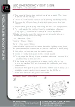 Preview for 2 page of Red Arrow Trading LFACLED502B Installation Instructions Manual