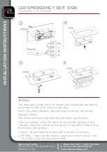 Preview for 3 page of Red Arrow Trading LFACLED502B Installation Instructions Manual