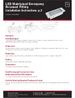 Preview for 2 page of Red Arrow Trading LFACLED502F Installation Instructions