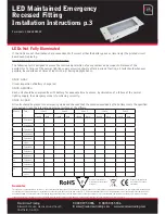 Preview for 3 page of Red Arrow Trading LFACLED502F Installation Instructions