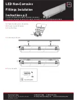 Preview for 2 page of Red Arrow Trading WFLED224 Installation Instructions