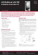 Red Arrow LF13LEDPIR Installation Instructions preview