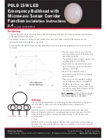 Preview for 4 page of Red Arrow POL15LEDEMSCF Installation Instructions Manual