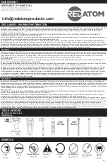 Preview for 2 page of RED ATOM REDXC150 Instruction Manual