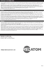 Preview for 12 page of RED ATOM REDXC150 Instruction Manual