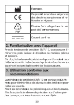 Preview for 39 page of Red Bull Racing SMR 19 Instructions For Use Manual