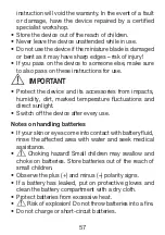 Preview for 57 page of Red Bull Racing SMR 19 Instructions For Use Manual