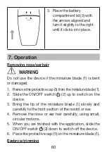 Preview for 60 page of Red Bull Racing SMR 19 Instructions For Use Manual